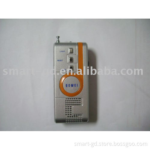 fm auto scan radio with speaker